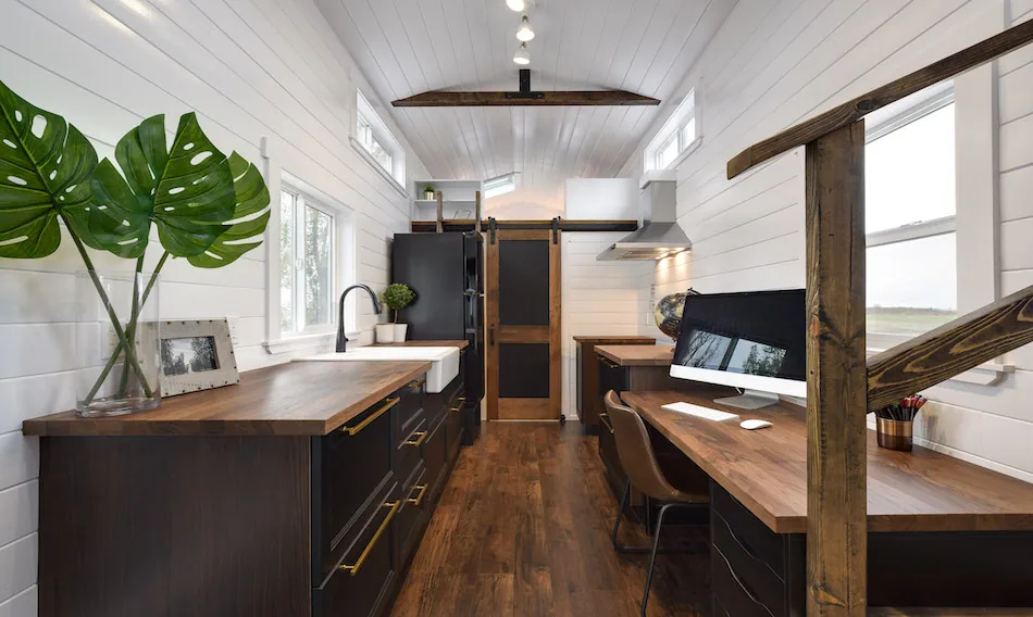 The Newport Luxury Tiny Home Interior in California