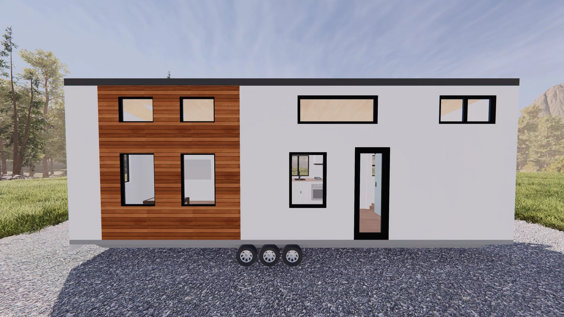 The Bel Air Luxury Tiny Home Exterior in California