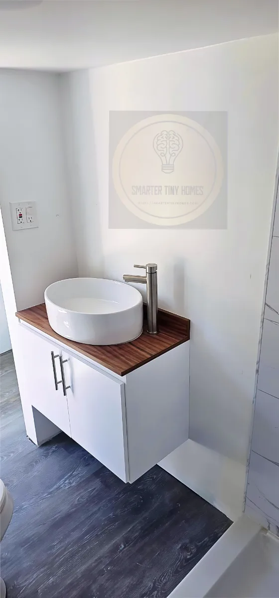 The Malibu Luxury Tiny Home Sink