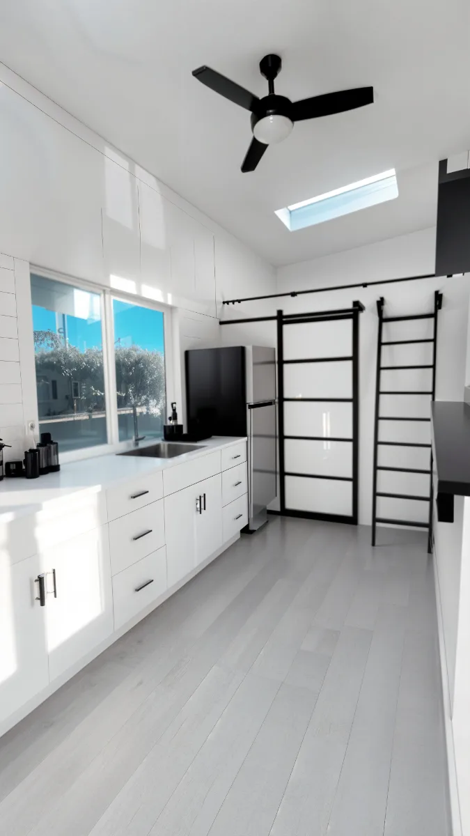 The Palisade Luxury Tiny Home Kitchen in California